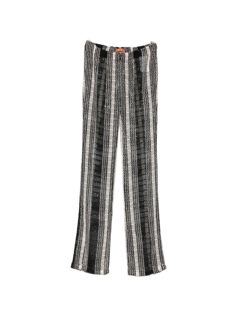 MISSONI BEACHWEAR Cotton Blend Striped Trousers
