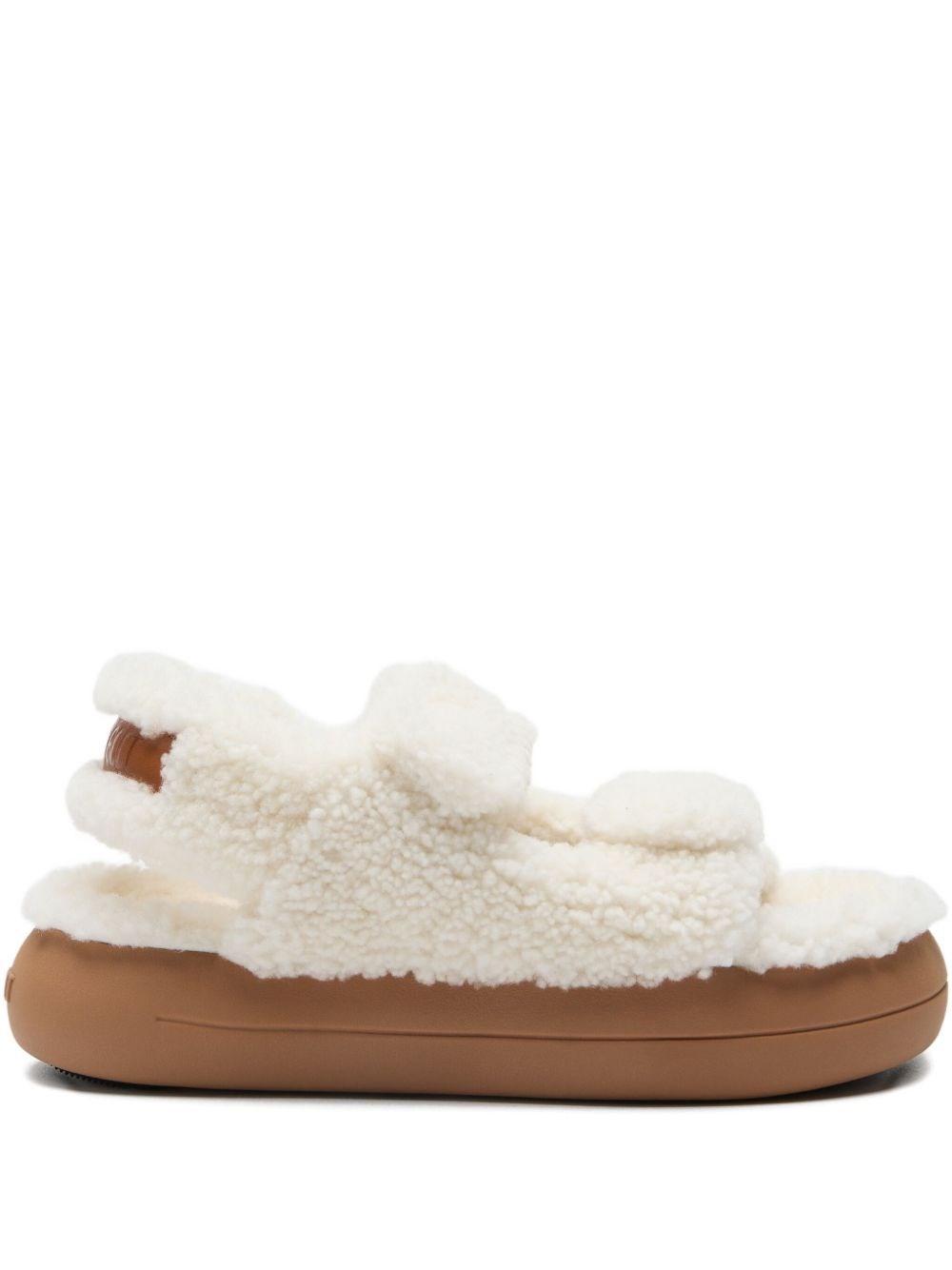 Moon Boot Shearling Sandals