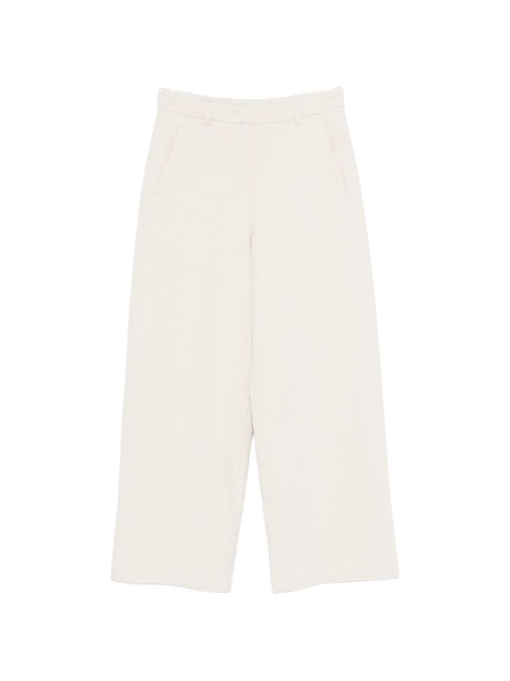 S Max Mara Cotton Wide-Leg Trousers