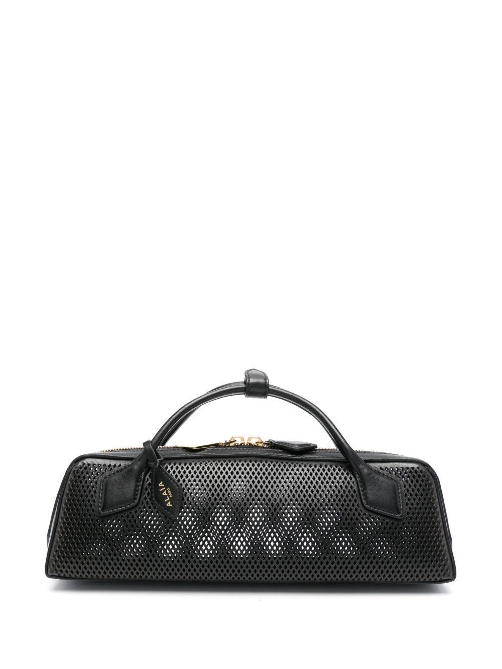 Alaïa Le Teckel Leather Clutch In Black