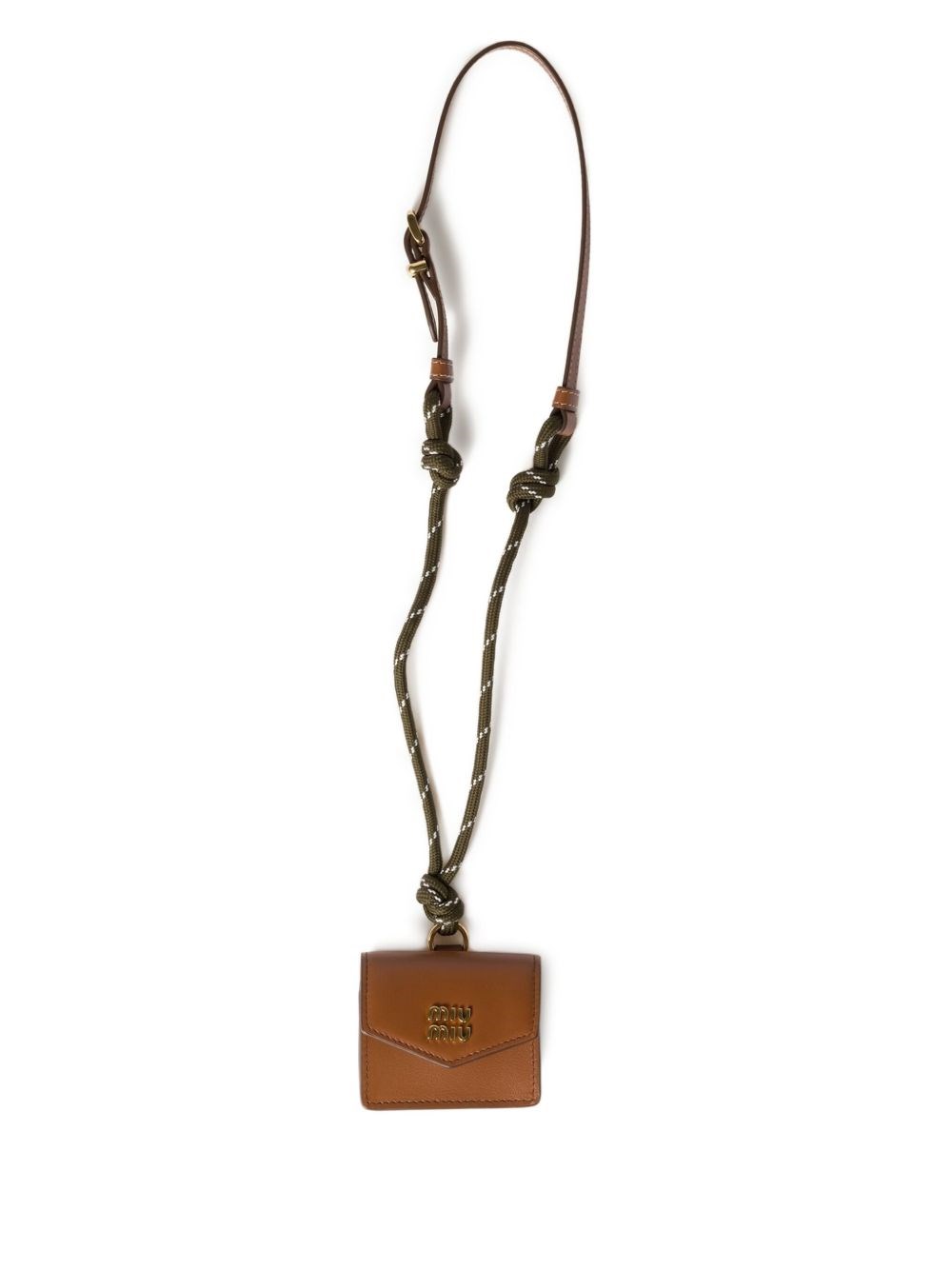 Miu Miu Leather And Rope Trick