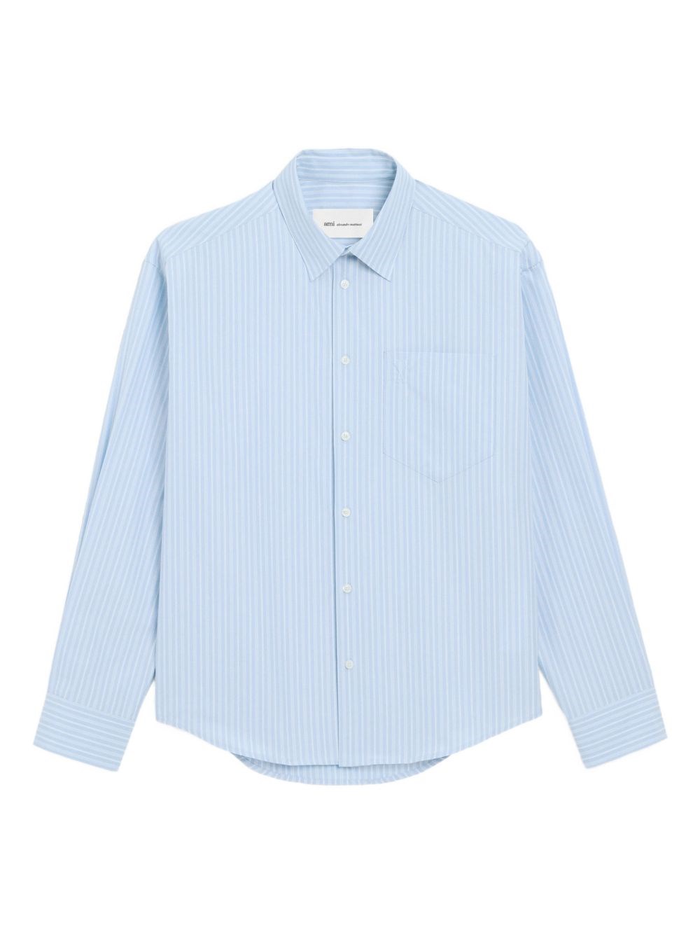 Ami Paris Striped Cotton Shirt
