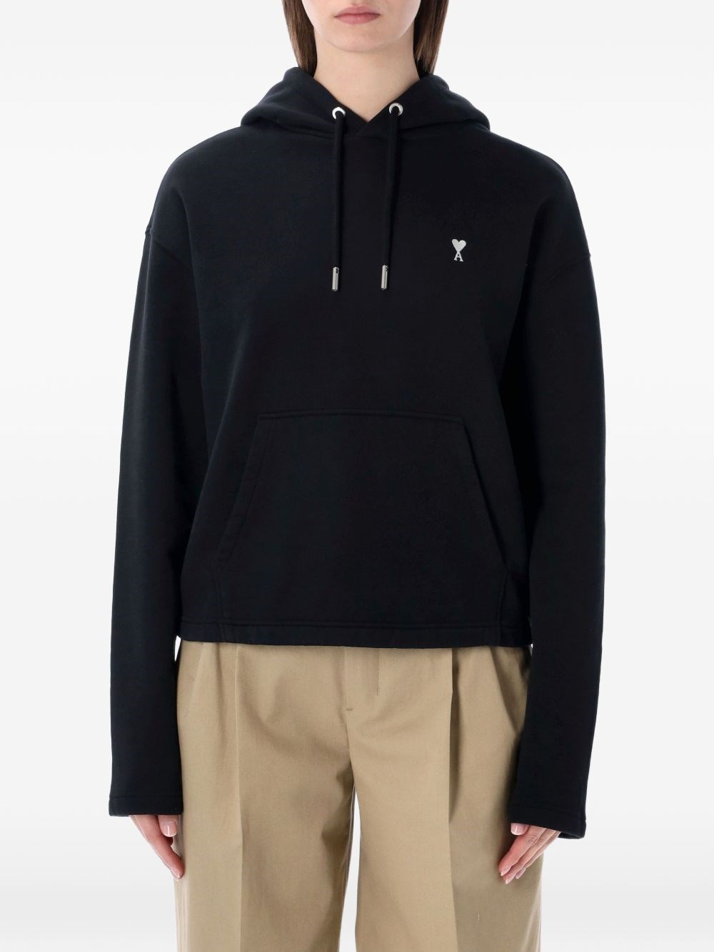 Ami Paris Ami De Coeur Cotton Hoodie