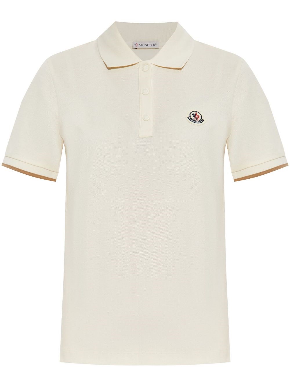 Moncler Logo Cotton Polo Shirt