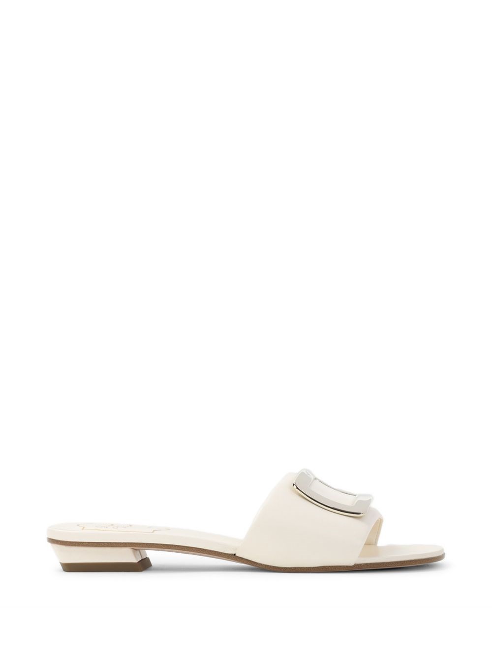 Roger Vivier Leather Flat Sandals