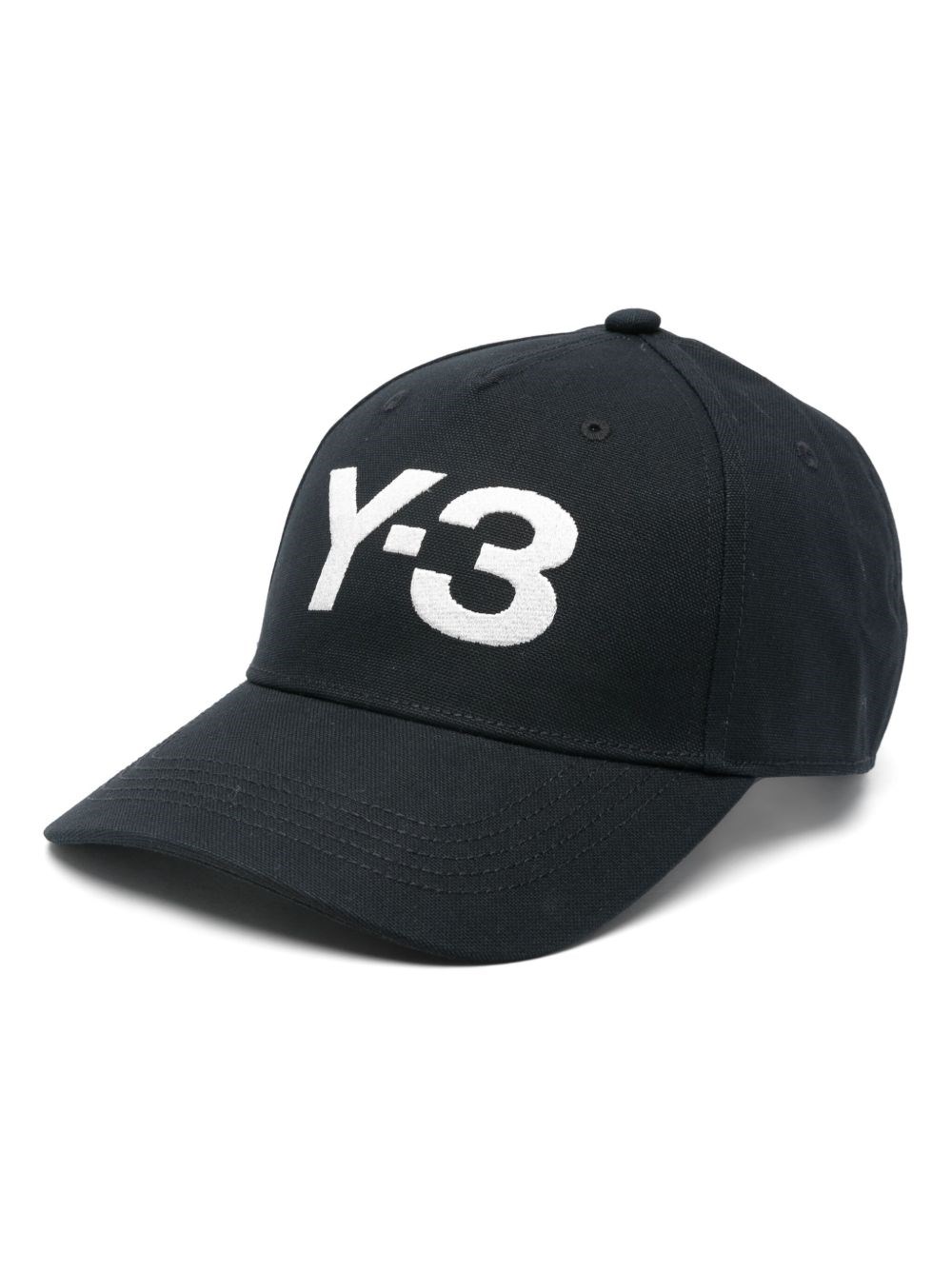 Y-3 Logo Cotton Baseball Cap