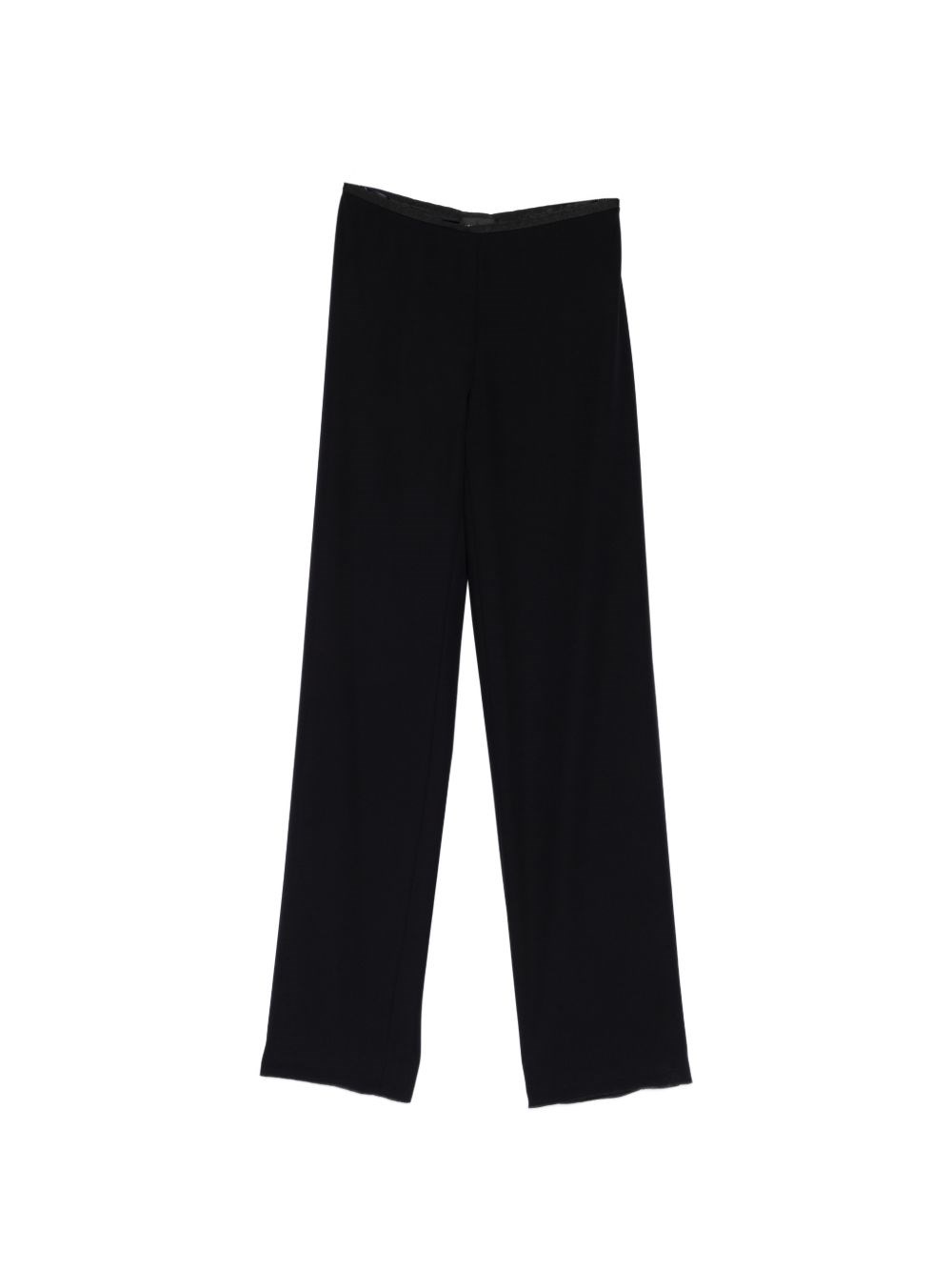 Emporio Armani Cady Straight-Leg Trousers