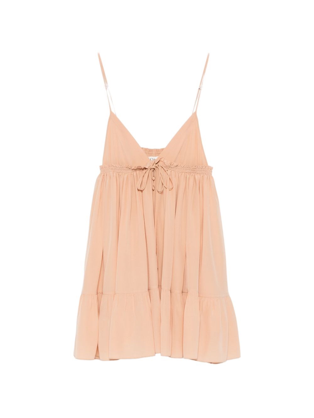 Chlo� Silk Mini Dress