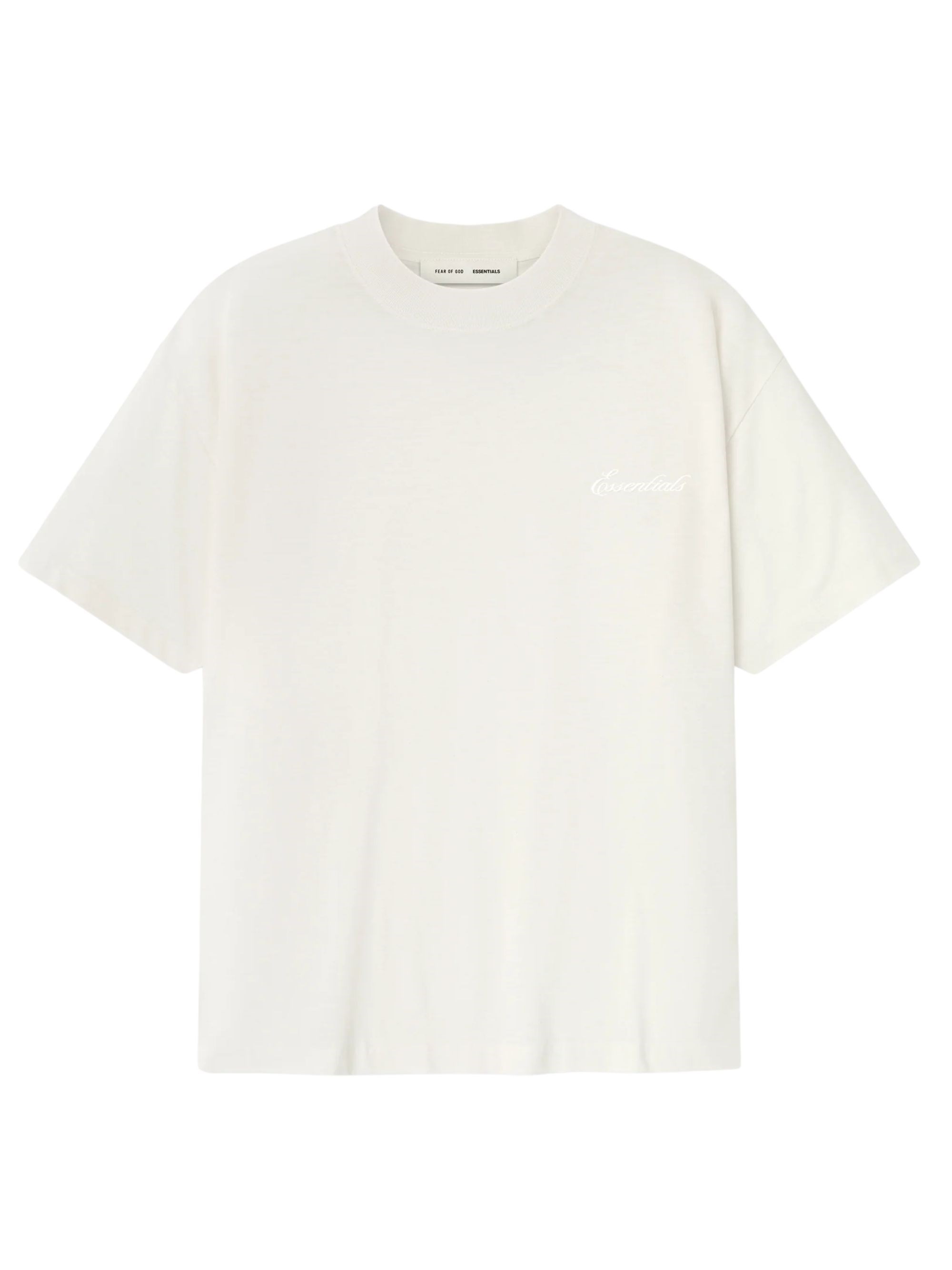 Essentials Classic Embroidery T-shirt In White
