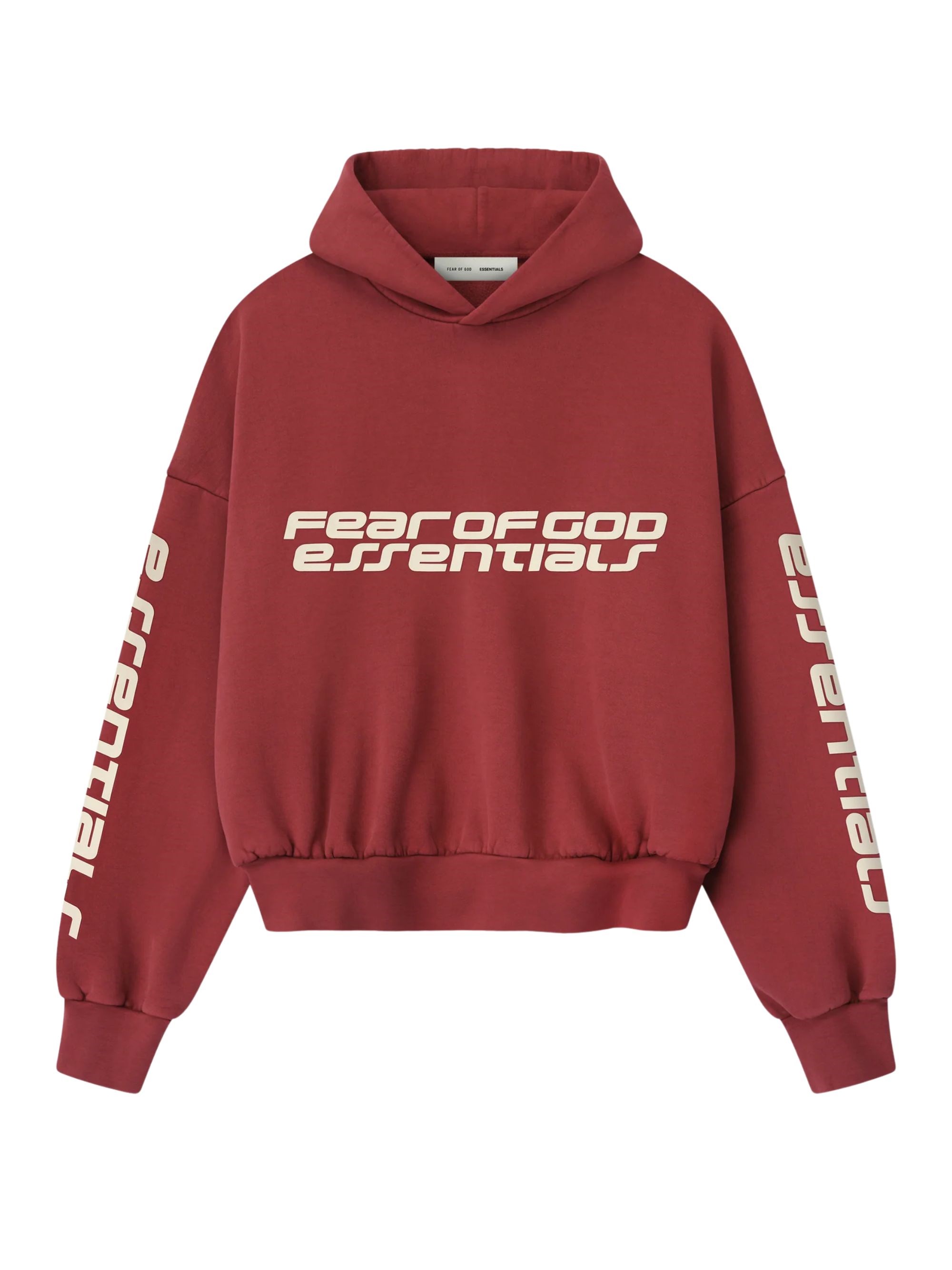 Essentials Heavy Fleece Cropped Relaxed Sweatshirt