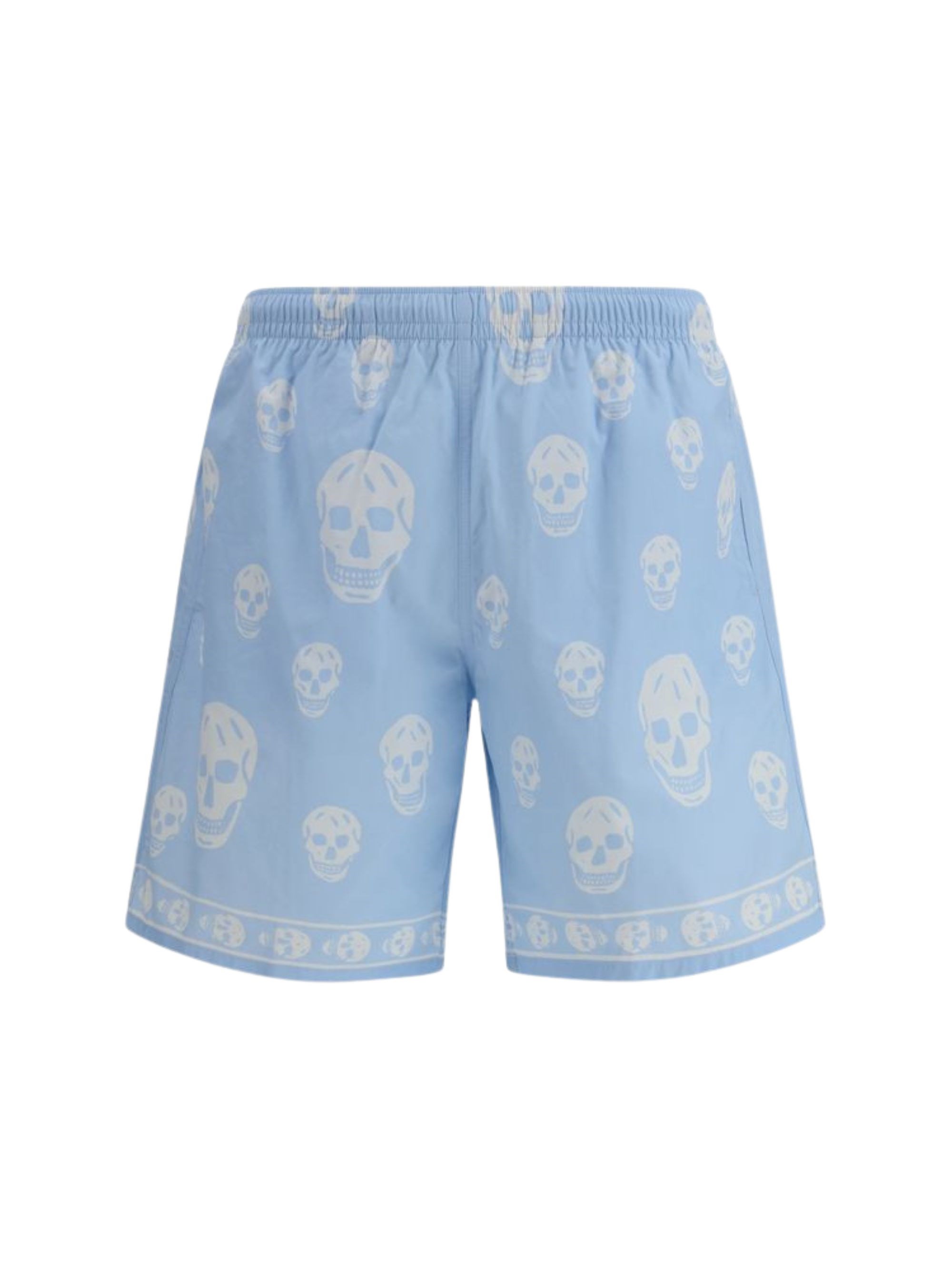 Alexander McQueen Bermuda Shorts With Skull Print