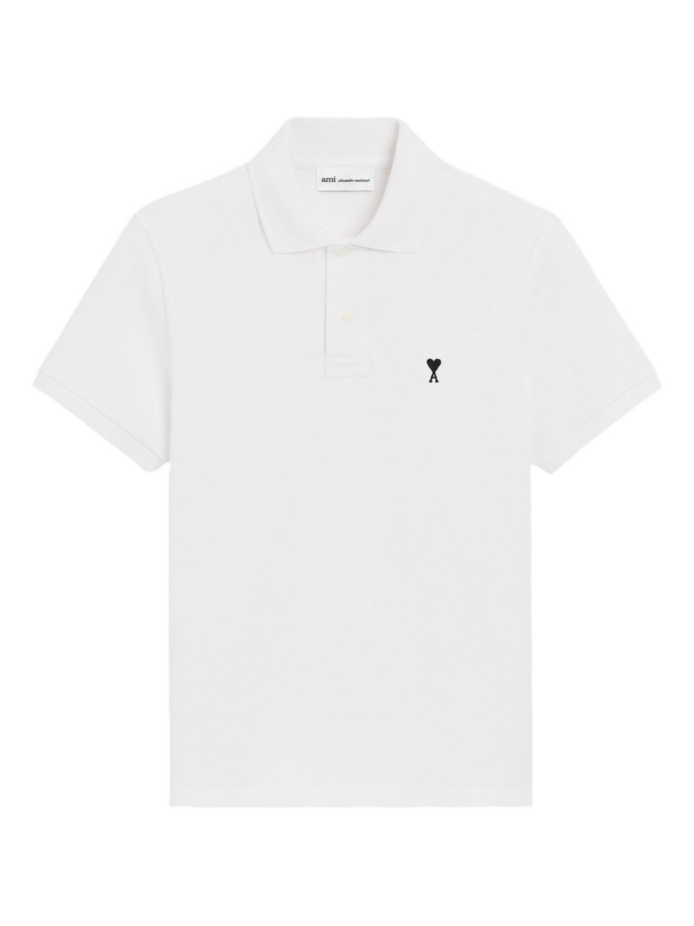 Ami Paris Ami De Coeur Cotton Polo Shirt