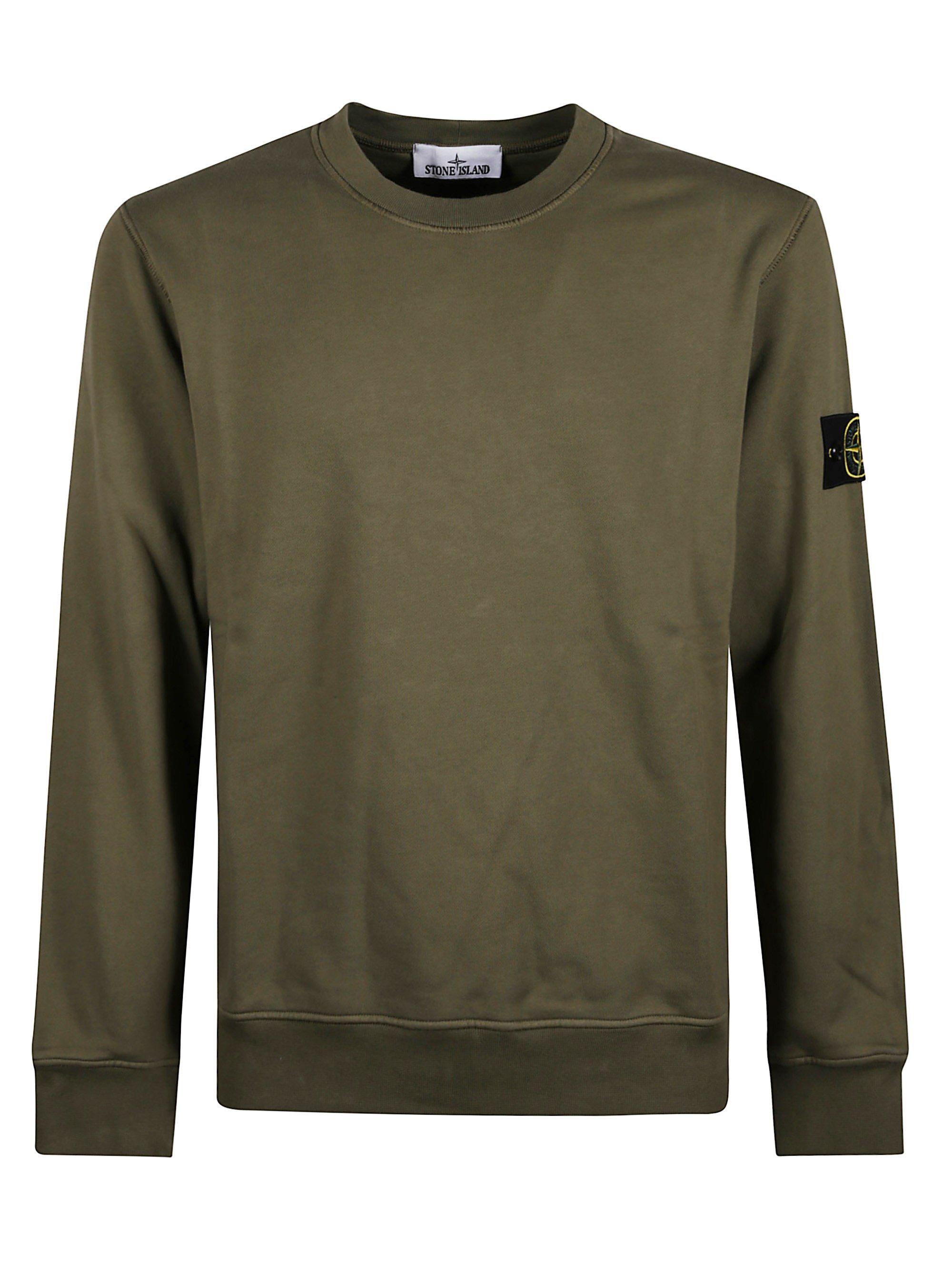 Stone Island Crew Neck Sweater With Logo