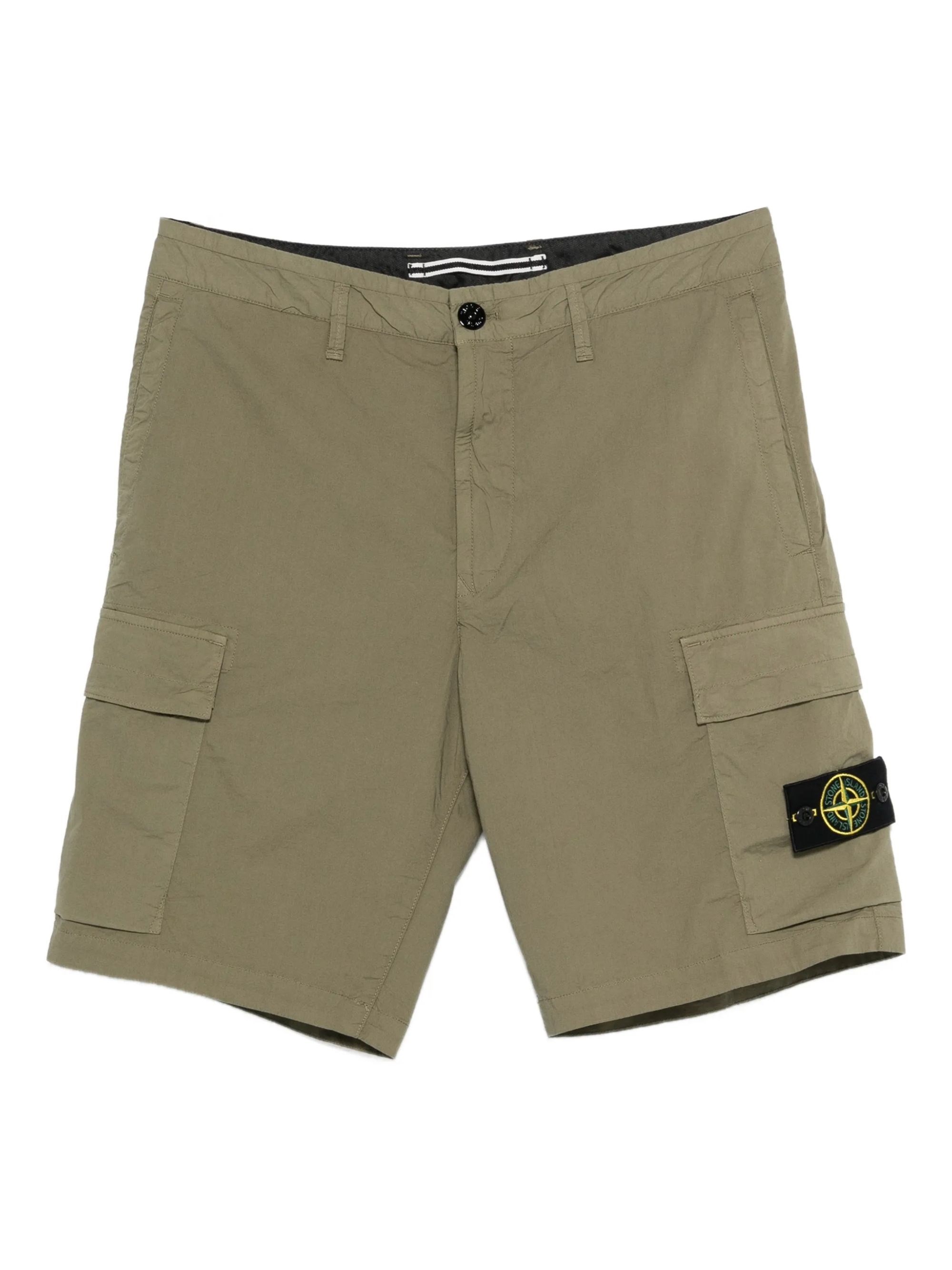 Stone Island Bermuda Shorts With Logo