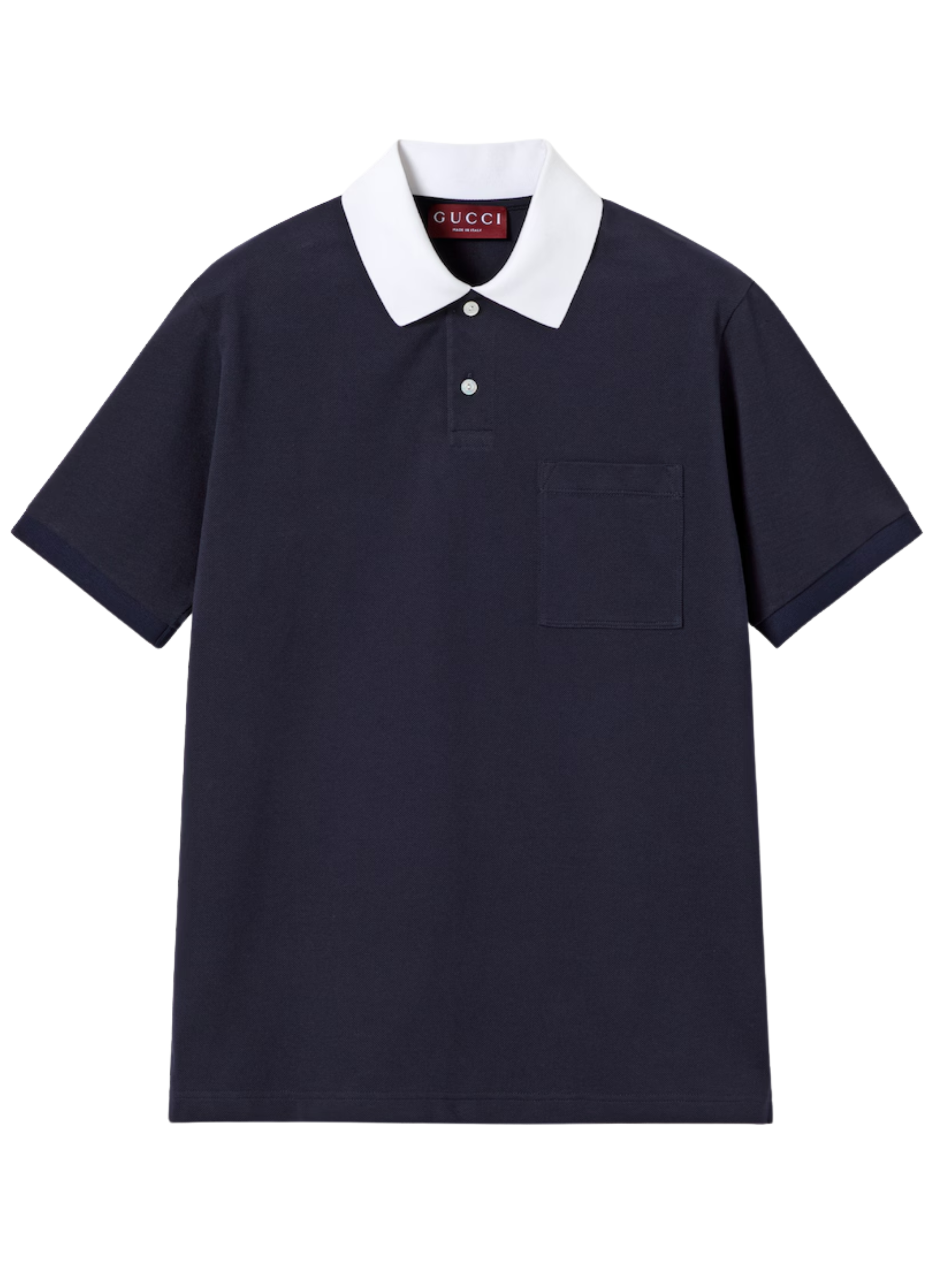 Gucci Stretch Cotton Pique Polo Shirt
