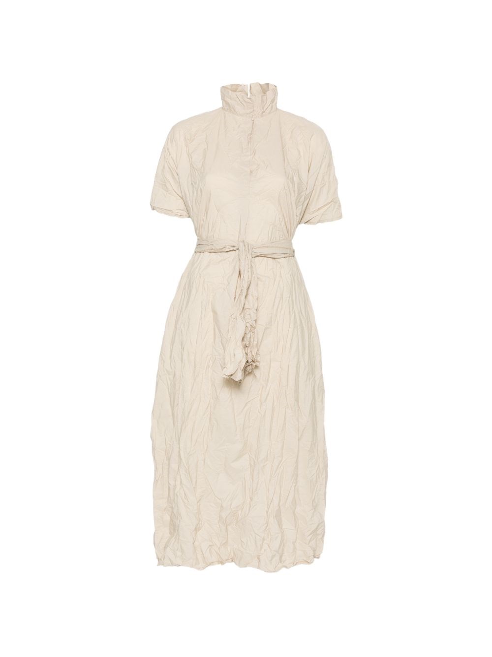 Daniela Gregis Mulher Bege Cotton Midi Dress