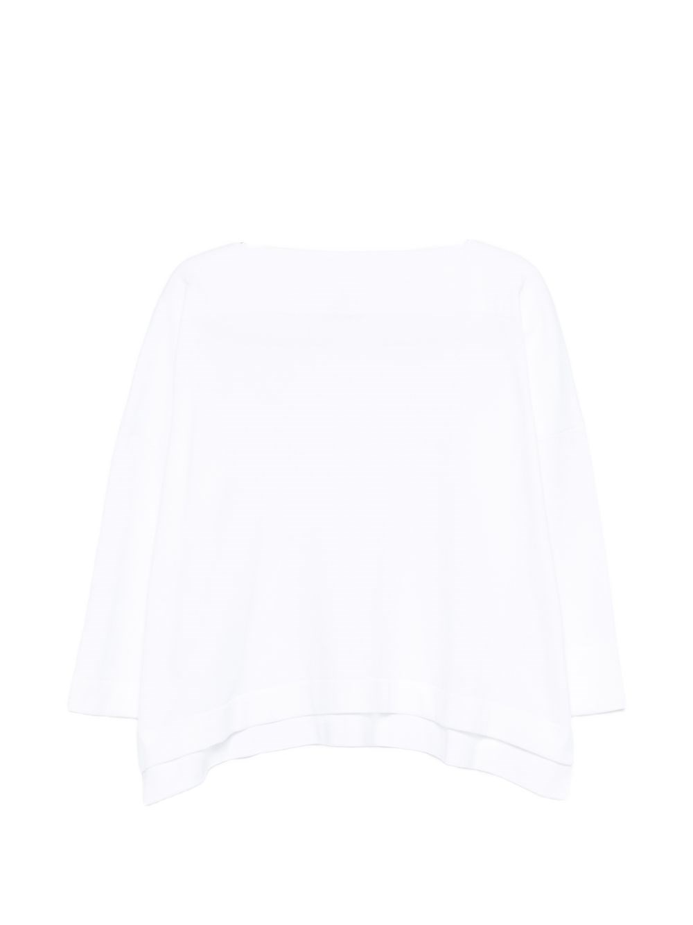 Cotton Boat-Neck Sweater