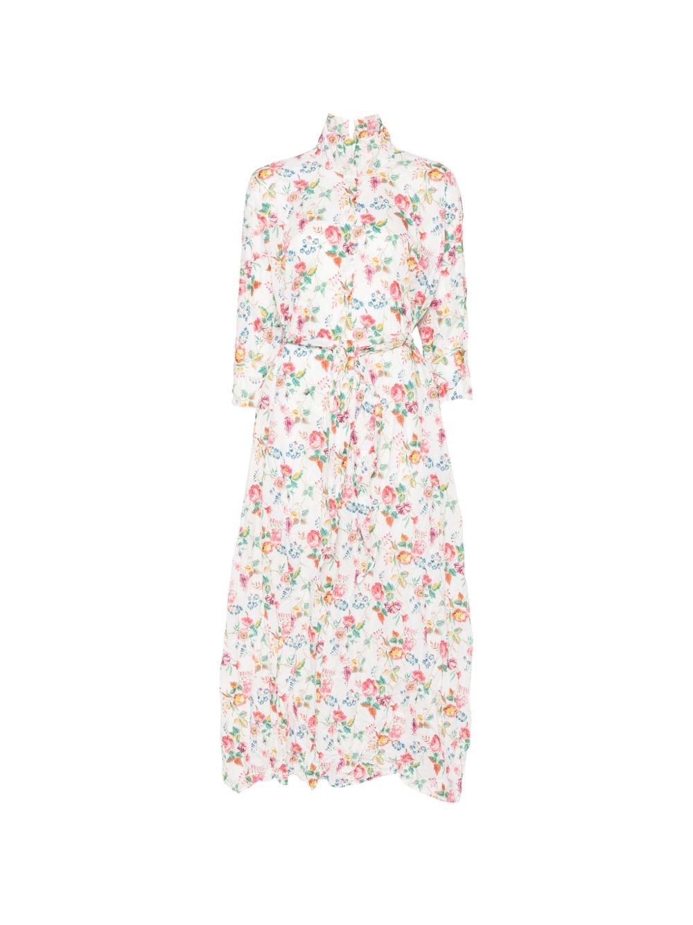 Daniela Gregis Mulher Branco Cotton Midi Dress