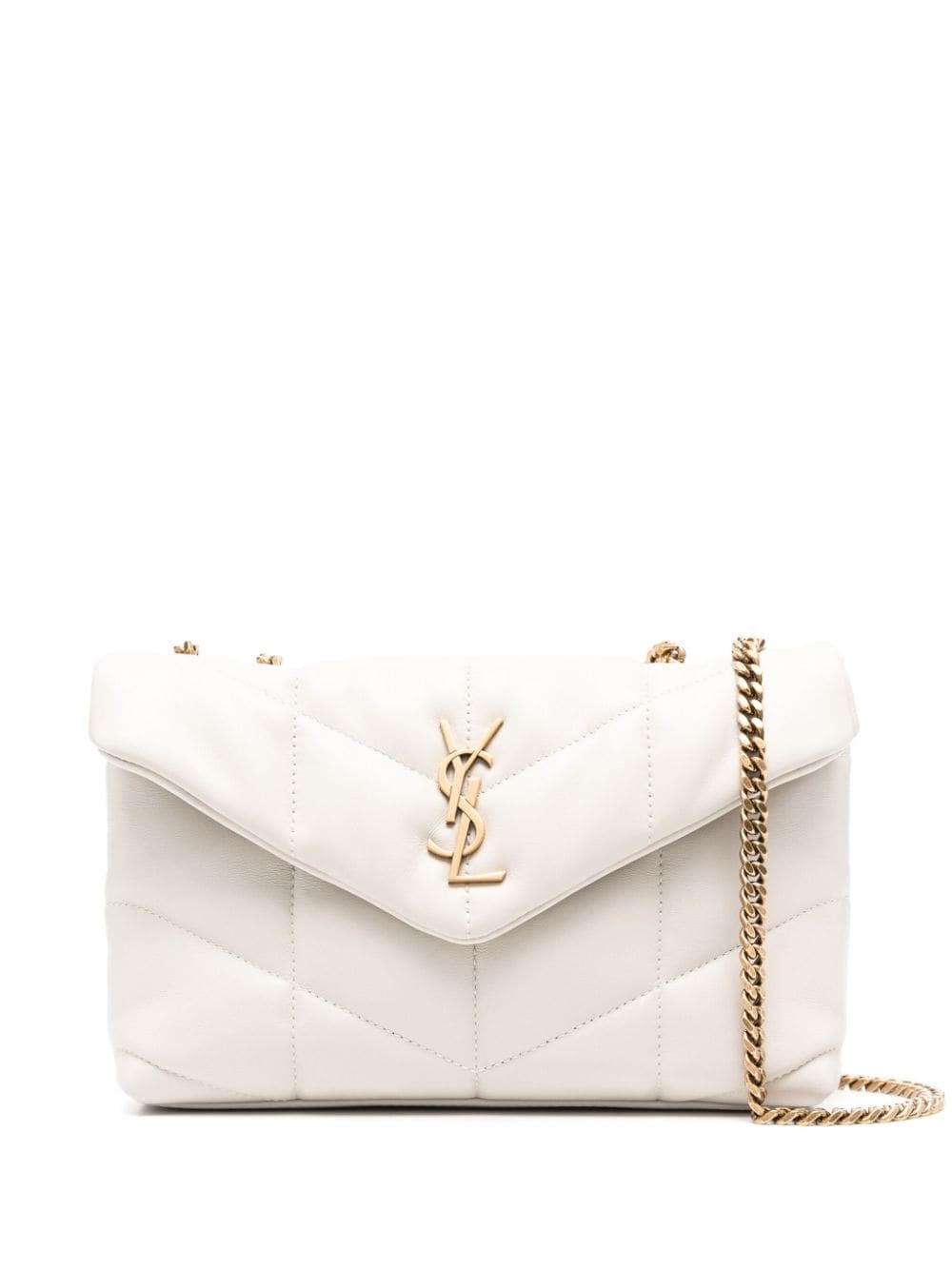 Saint Laurent Puffer Toy Mini Leather Shoulder Bag