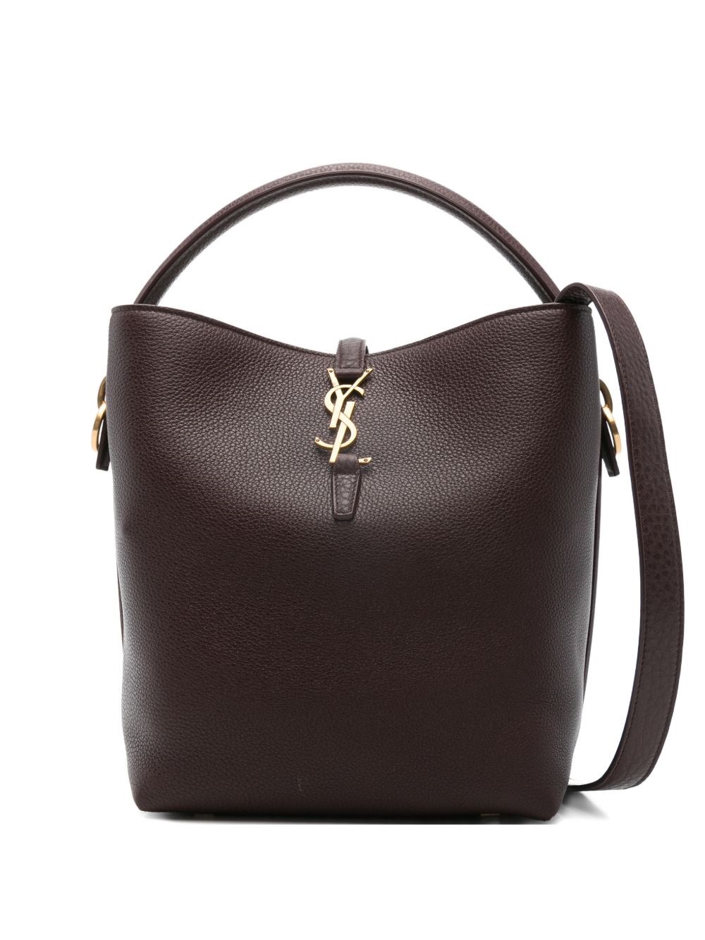 Saint Laurent Le 37 Medium Leather Bucket Bag