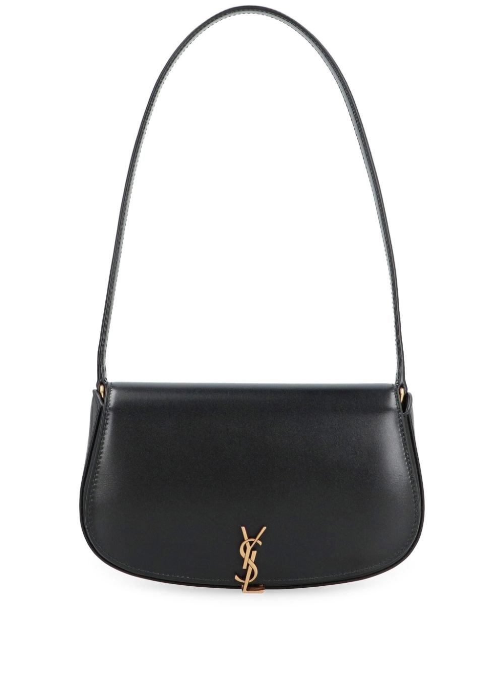 Saint Laurent Demi Lune Leather Shoulder Bag
