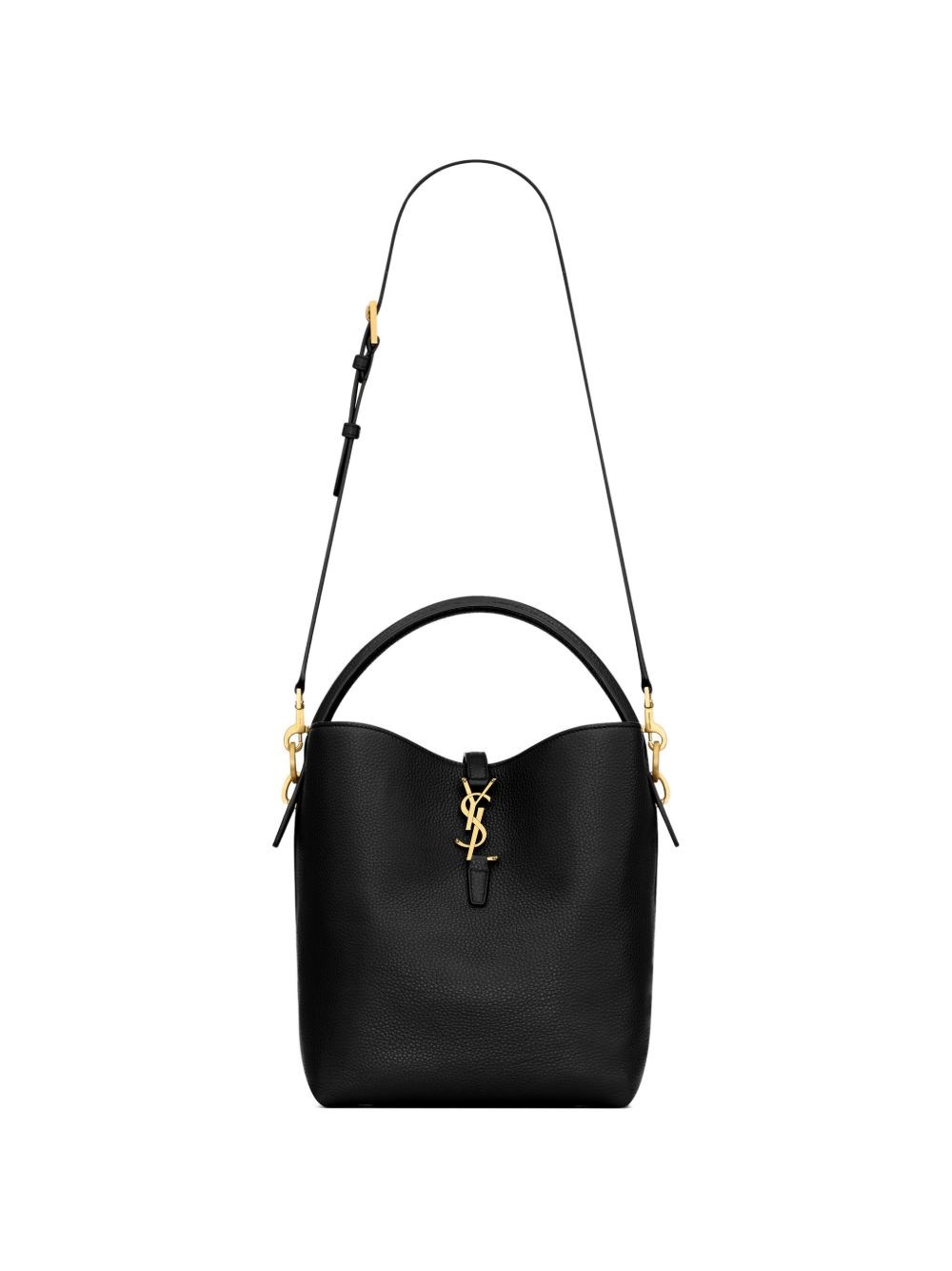 Saint Laurent Le 37 Medium Leather Bucket Bag