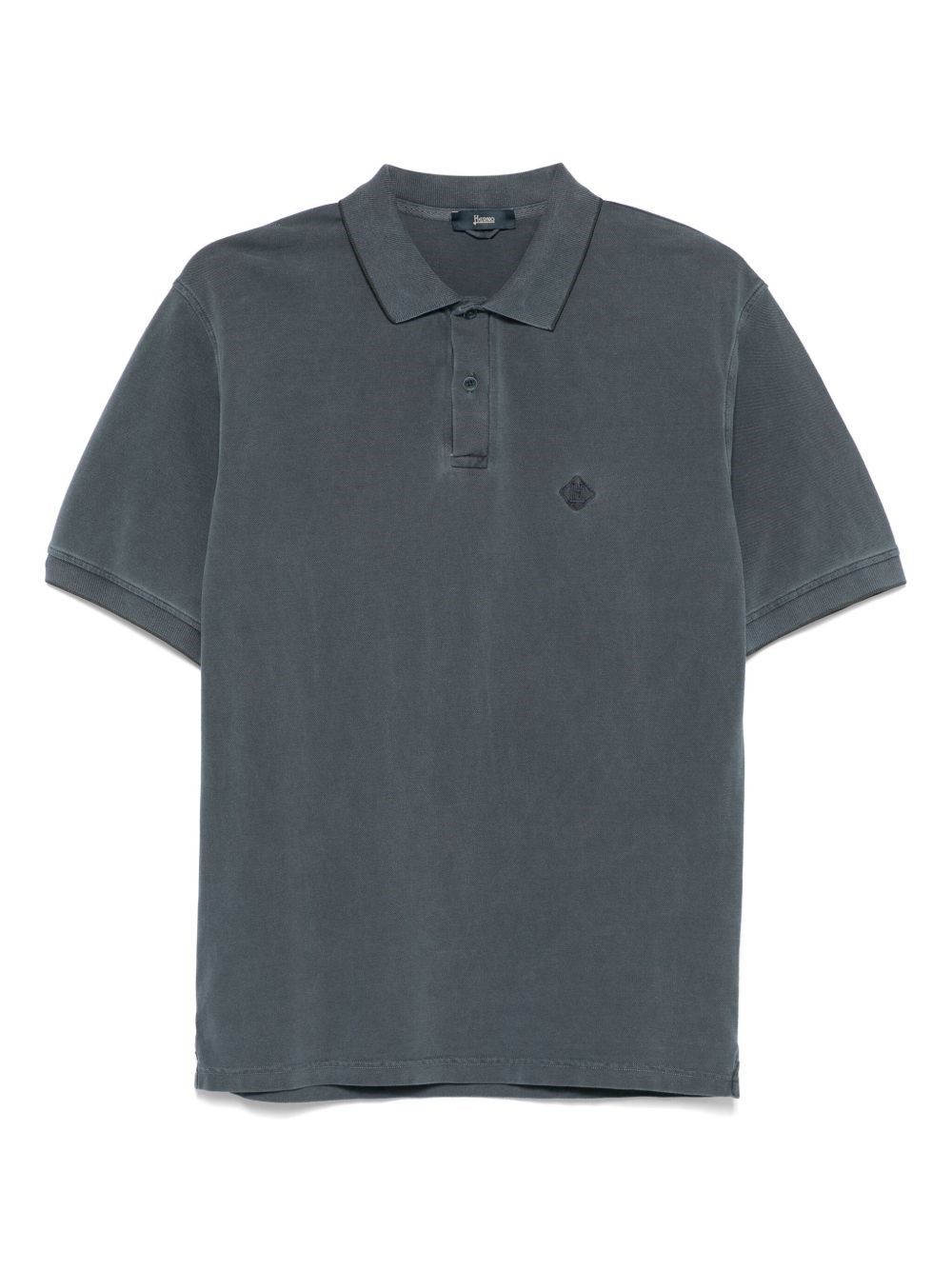 Herno Logo Cotton Polo Shirt