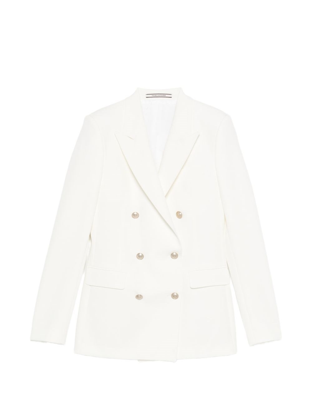 Tagliatore Double-breasted Suit In White