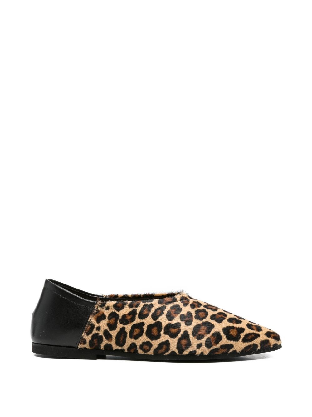 BAB� MILANO Leopard Ballet Flats