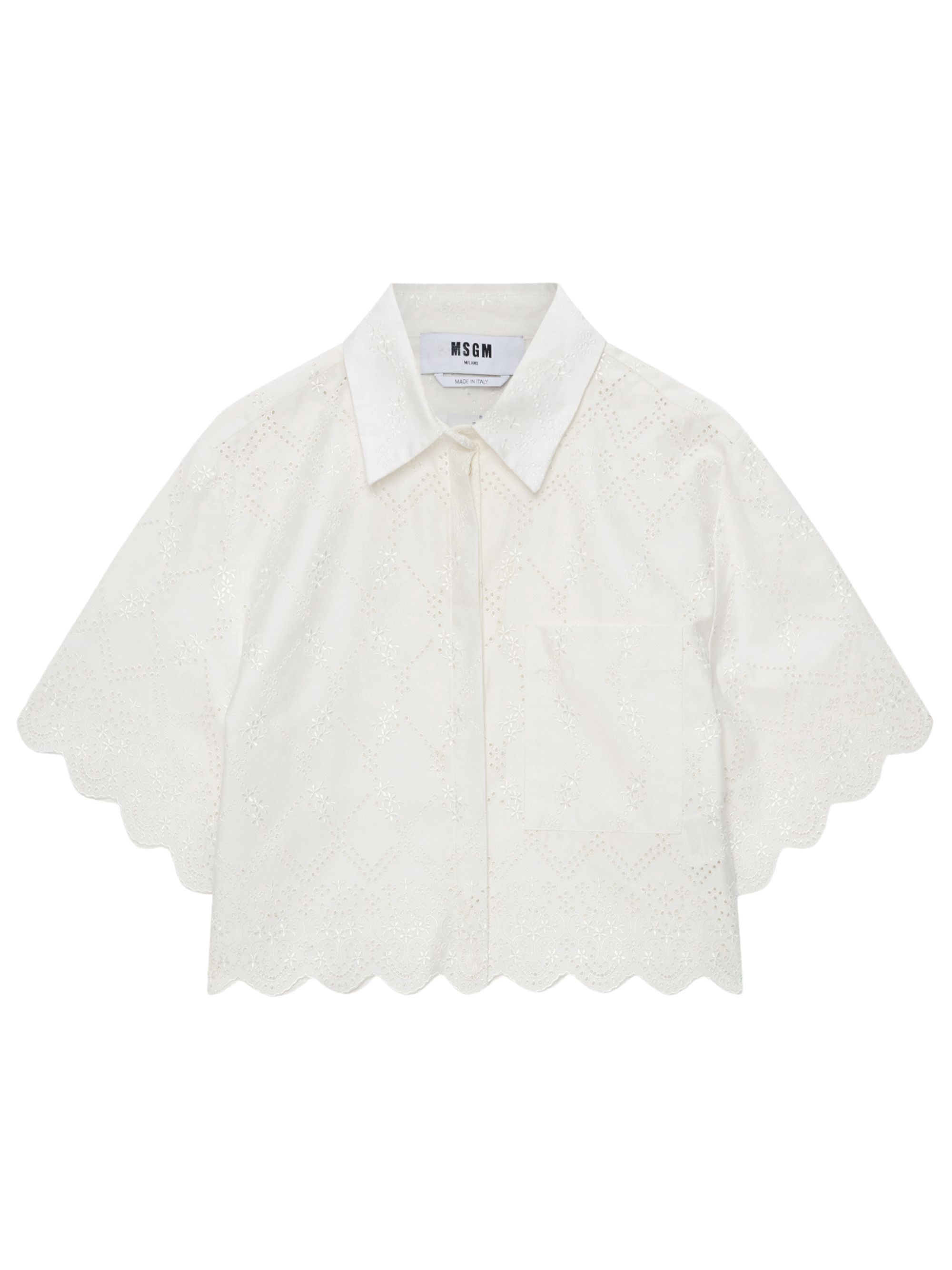MSGM Cropped Shirt