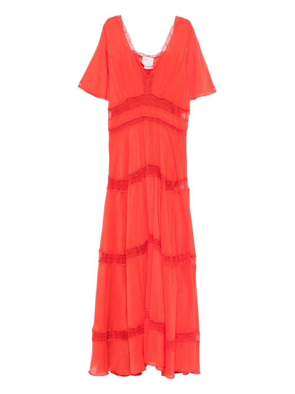 Forte Forte Cotton And Silk V-Necked Dress