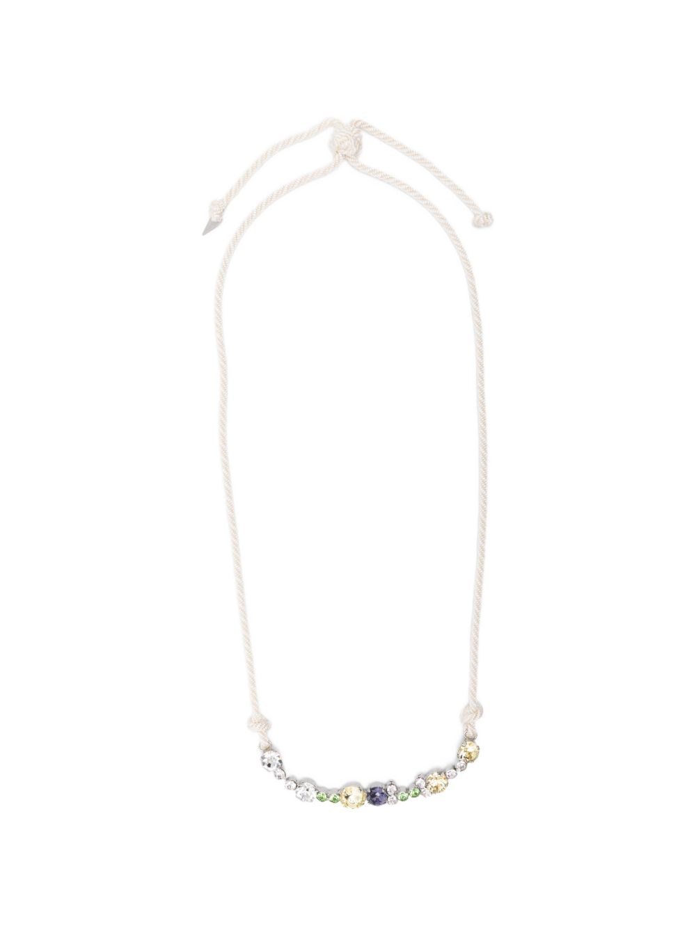 Forte Forte Crystal Braided Necklace