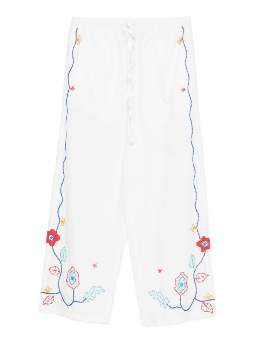 Forte Forte Embroidered Cotton Trousers