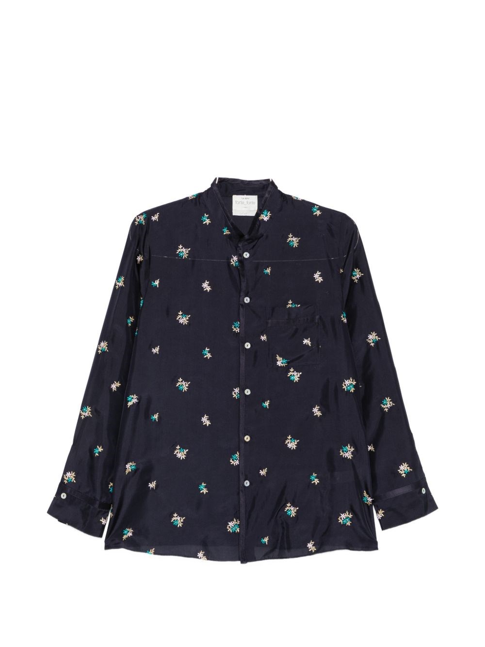 Forte Forte Embroidered Silk Shirt