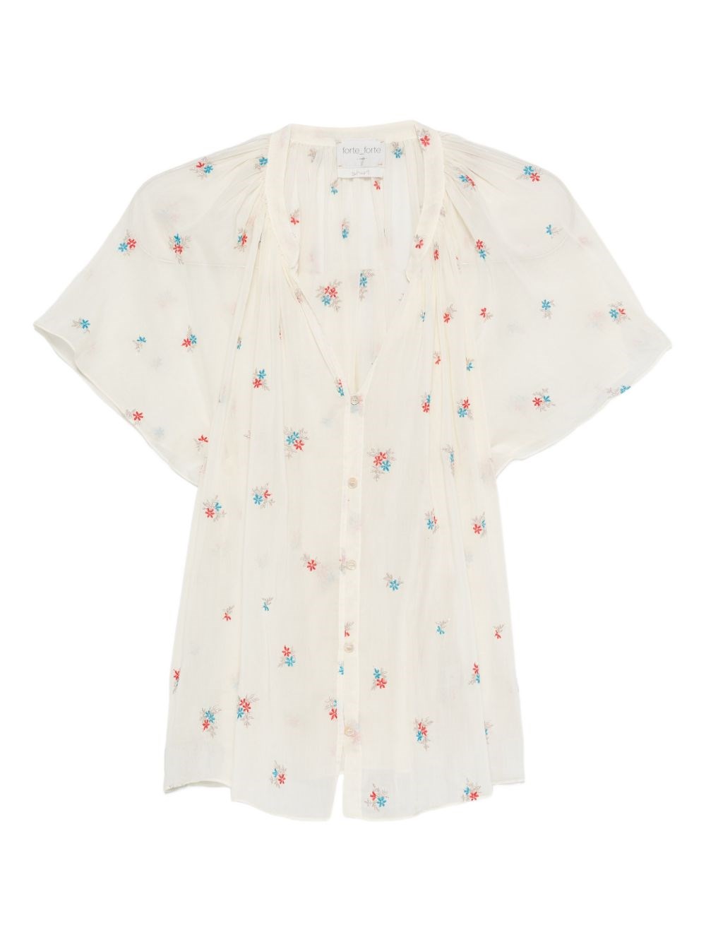 Forte Forte Embroidered Cotton Shirt