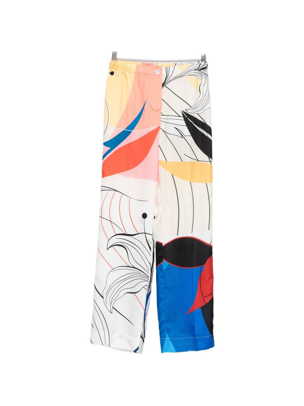 FOR RESTLESS SLEEPERS Printed Silk Trousers