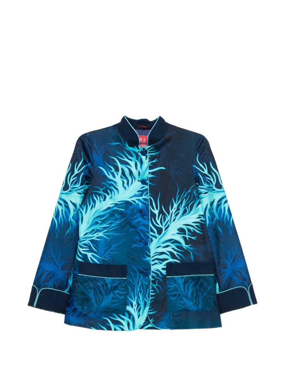 FOR RESTLESS SLEEPERS Printed Silk Jacket