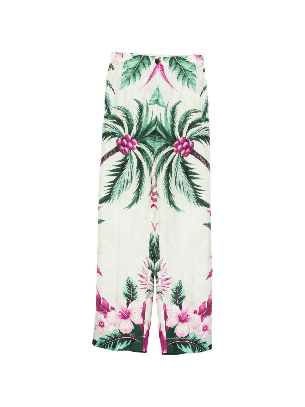 FOR RESTLESS SLEEPERS Printed Silk Trousers