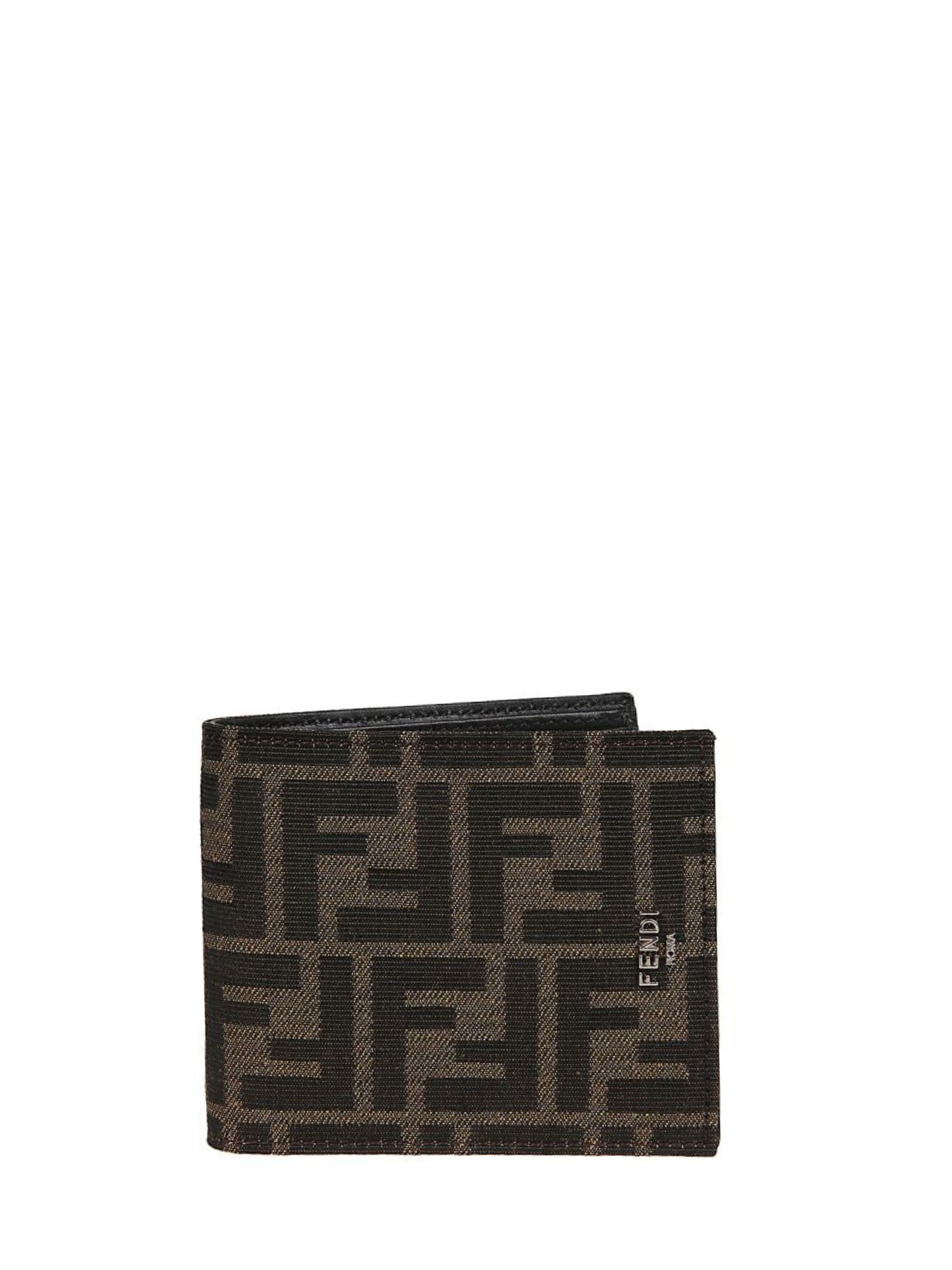 Fendi Ff 19 Jacquard Wallet