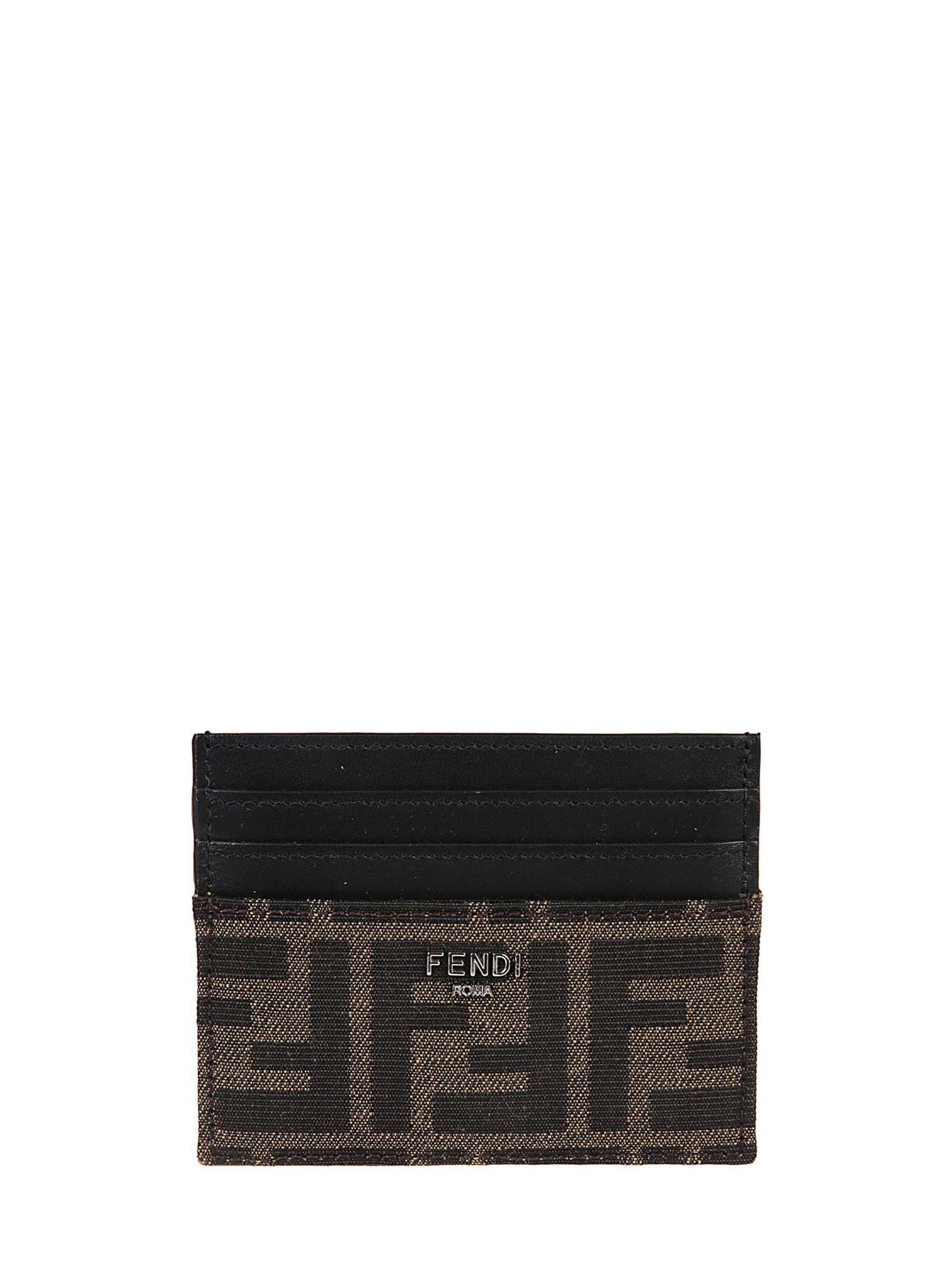 Fendi Ff Jacquard Card Holder