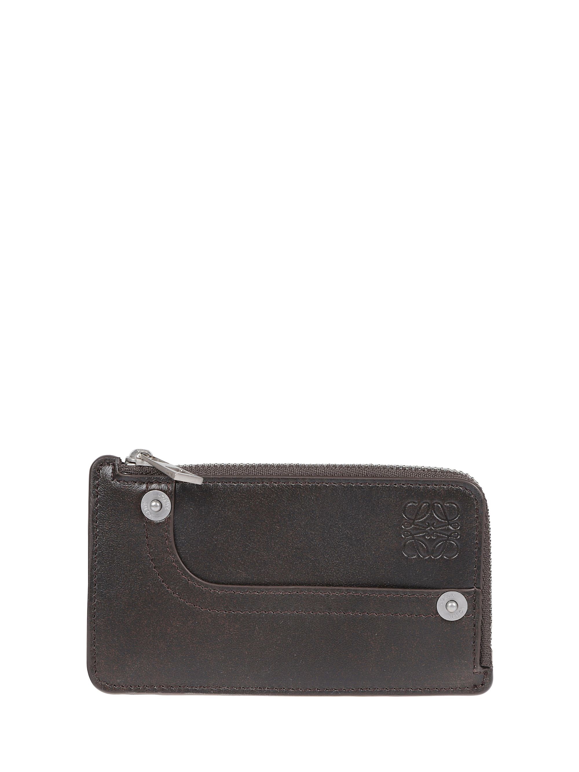 Loewe Panta Card Holder In Brown