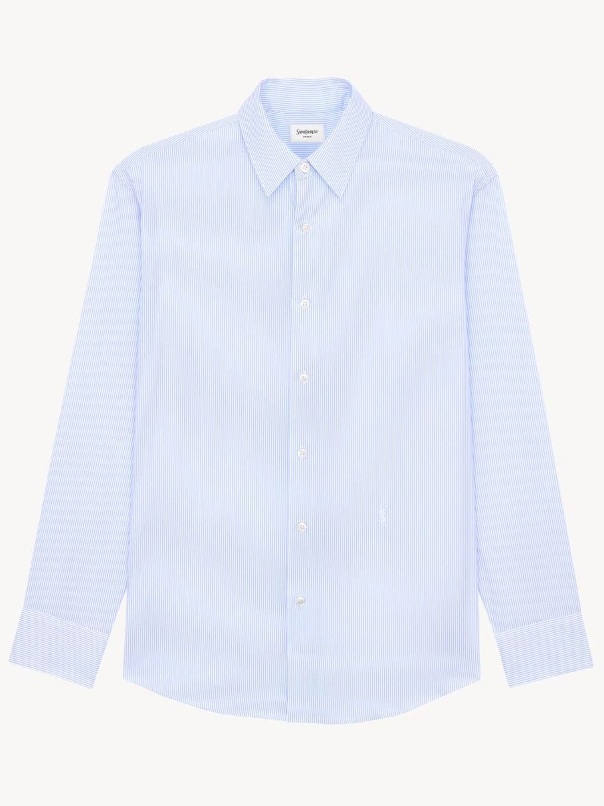 Saint Laurent Cassandre Striped Shirt