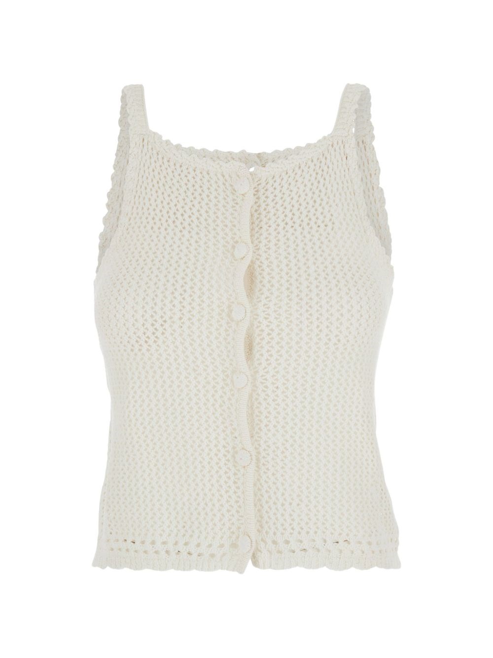 DUNST Linen And Cotton Blend Top