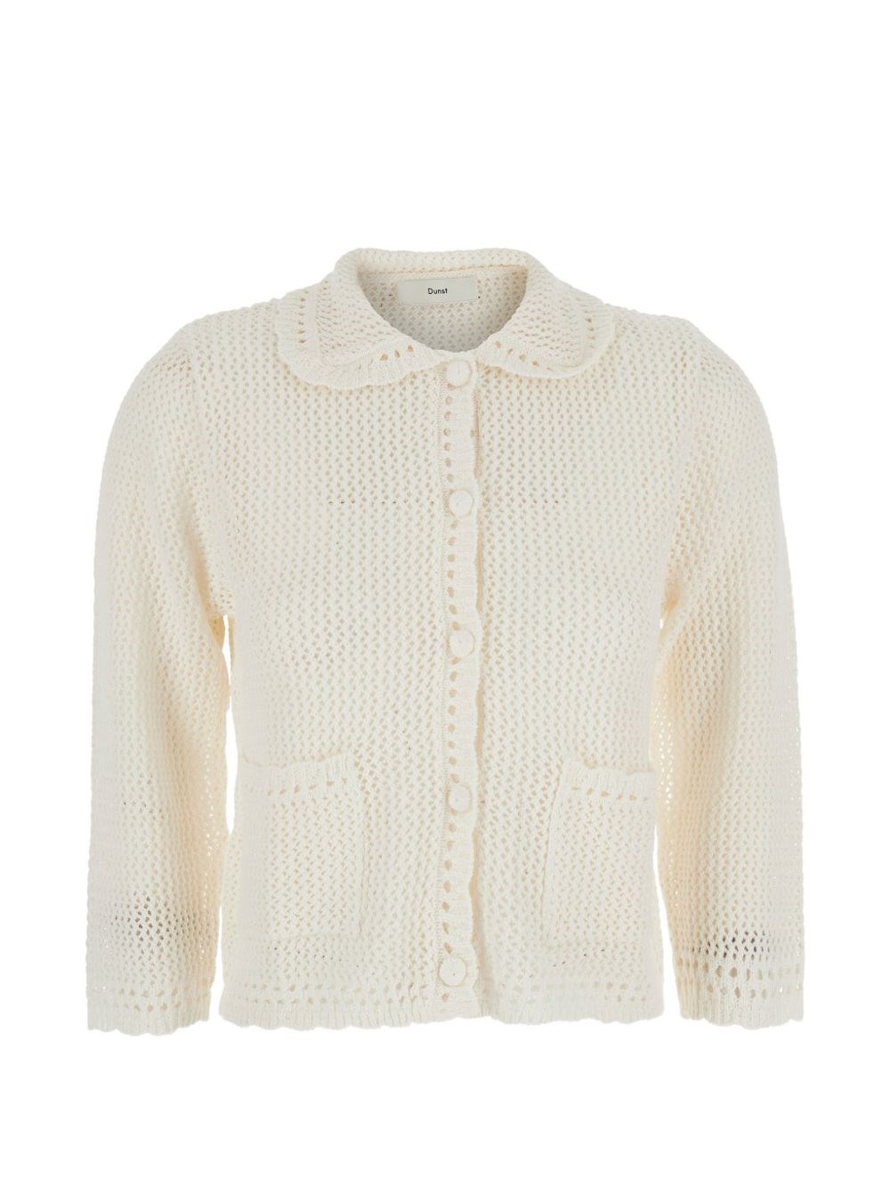 DUNST Linen And Cotton Blend Cardigan