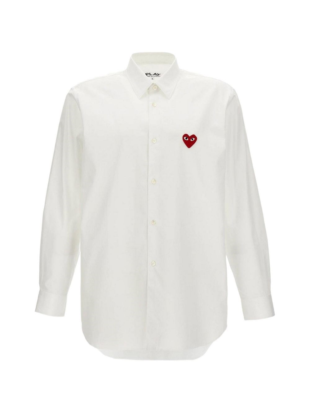 COMME DES GARÇONS PLAY Red Heart Cotton Shirt　COMME DES GARÇONS PLAY レッドハートコットンシャツ COMME