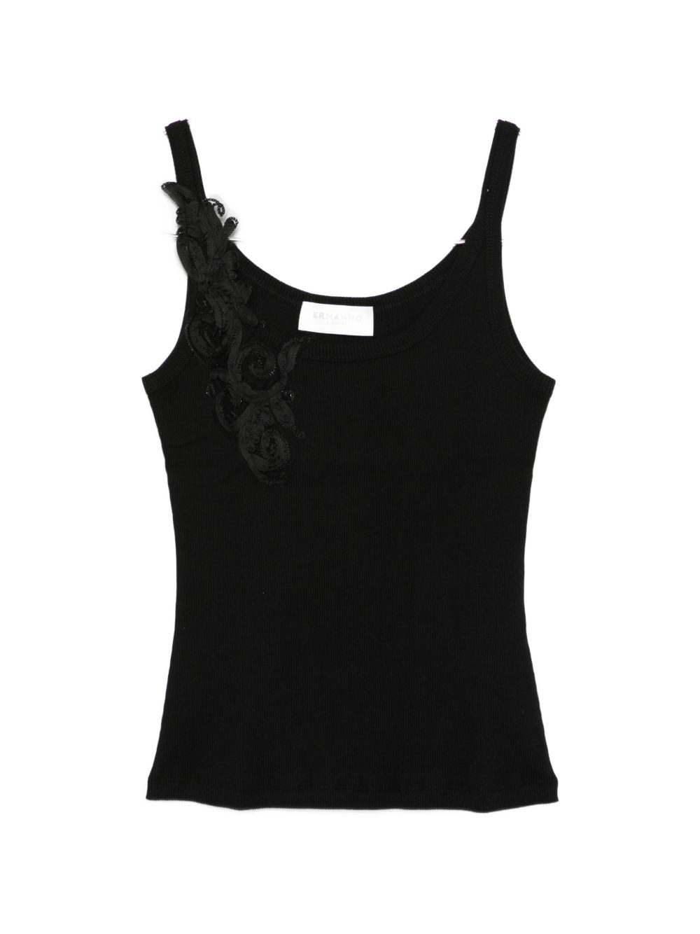 ERMANNO Embroidered Tank Top