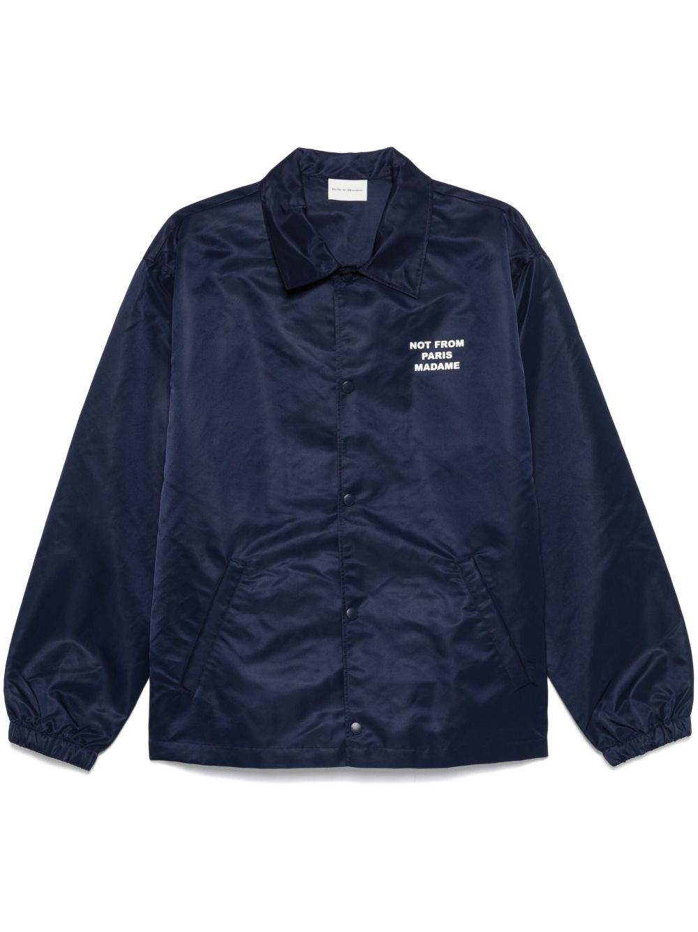 DROLE DE MONSIEUR La Vest Slogan Jacket