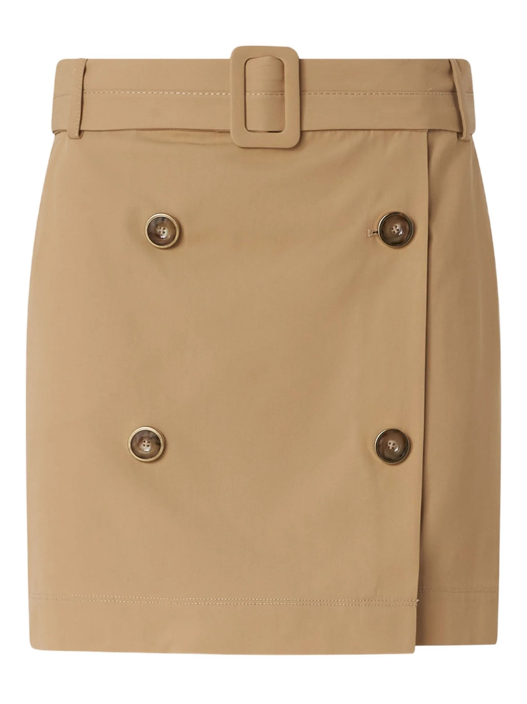 Pinko Mini Skirt With Buttons And Belt