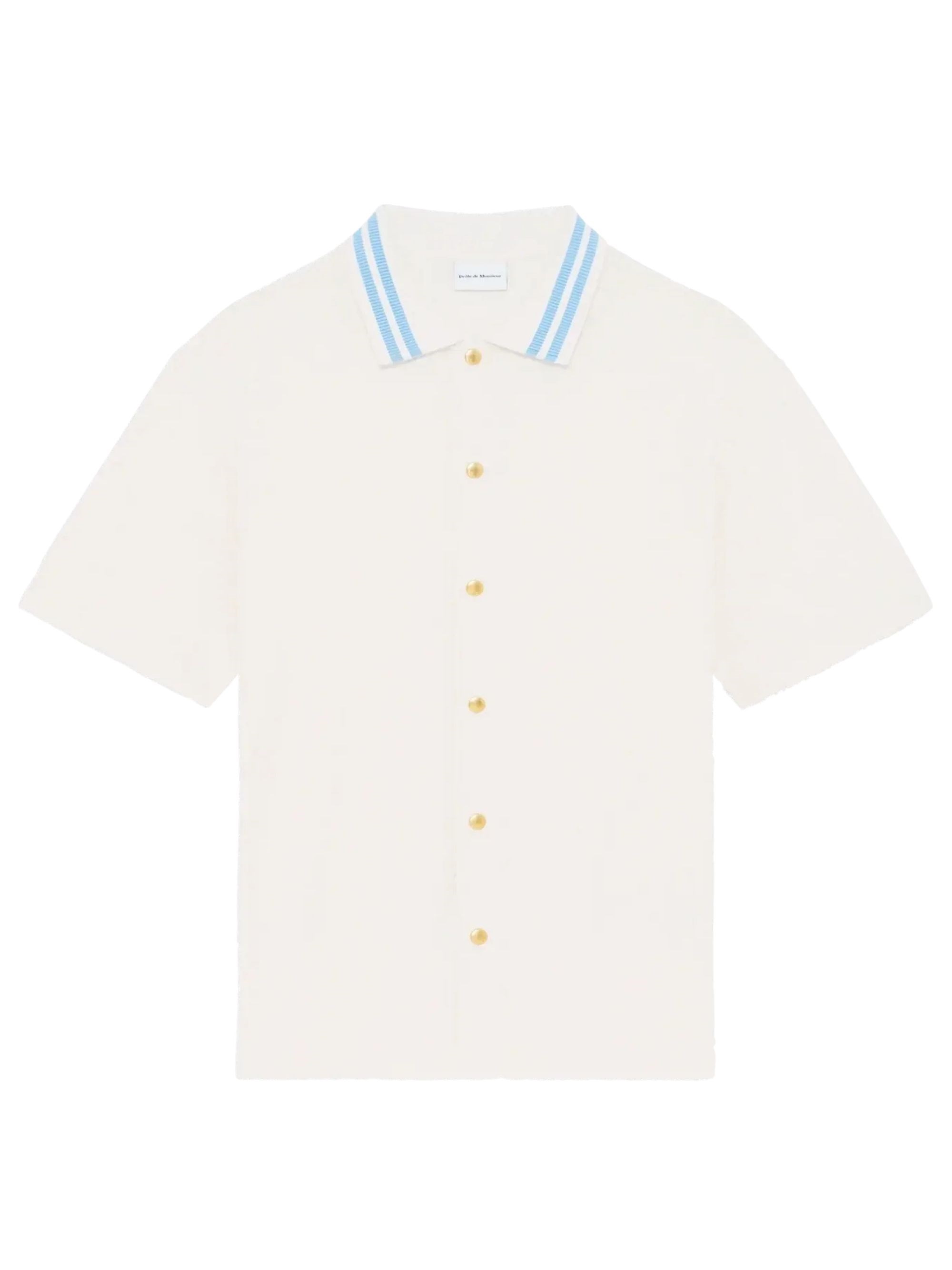 DROLE DE MONSIEUR Monogram Shirt With Buttons