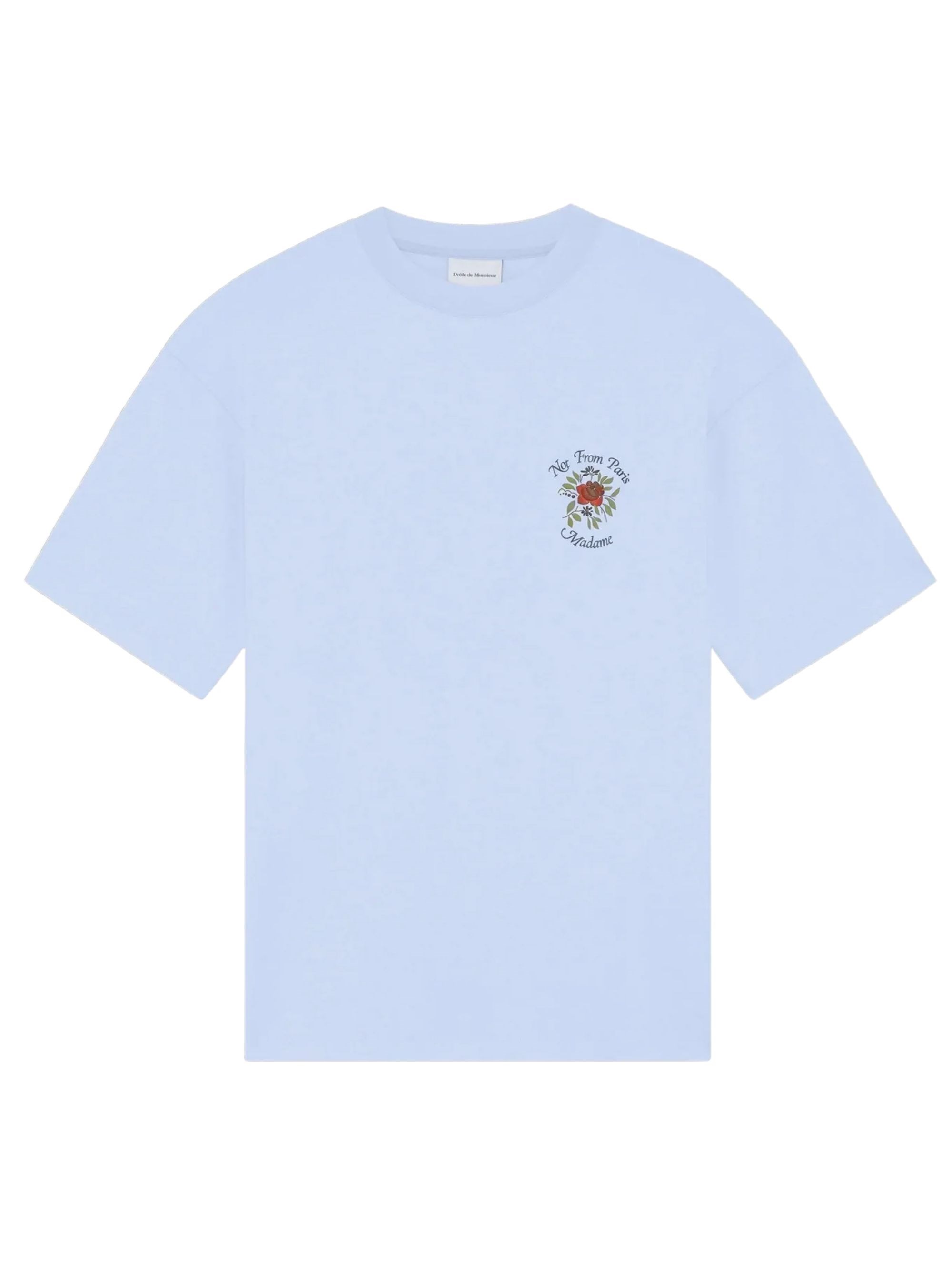 DROLE DE MONSIEUR Rose Slogan T-Shirt